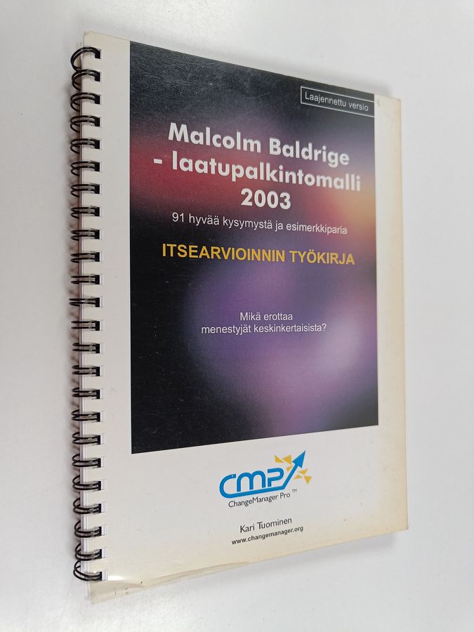 Kari Tuominen : Malcolm Baldrige -laatupalkintomalli 2003